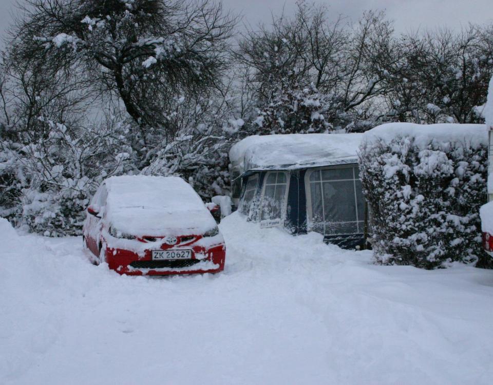 Vinter Camping